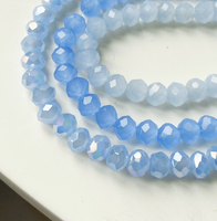 4Mm Facettierte Kristall Glasperlen Jade Diy Schmuck Basteln Rosa TüRkis Blau