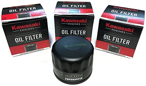 Pack of 3 Genuine Kawasaki 49065-0736 49065-0721 49065-7007 Oil filter