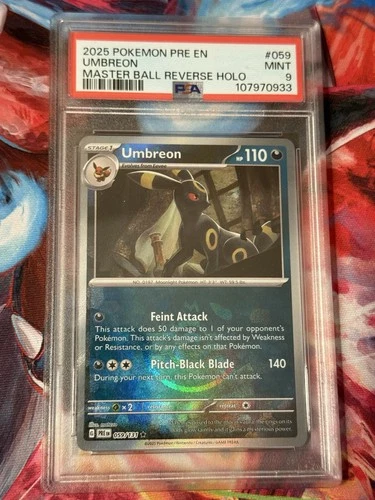 Umbreon Masterball Reverse Holo Prismatic Evolutions 059/131
