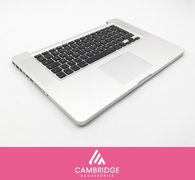 MacBook Pro 15'' A1286 2011 2012 Handauflage Top Case Cover UK Tastatur Silber
