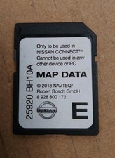 2007 -  2013 Nissan Juke / Qashqai / Note Connect Lcn Sat Nav Map SD Card