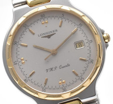   NEAR MINT  LONGINES Conquest V.H.P. VHP 4018 Gray Dial Men's Watch From Japan