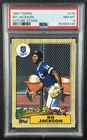 BO JACKSON PSA 8 1987 TOPPS BASEBALL #170 FUTURE STARS ROOKIE RC ROYALS 9145
