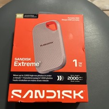 SanDisk Extreme Portable SSD 1TB  Up 2000 MB SDSSDE7W-1T00-AW25 BRAND NEW SEALED