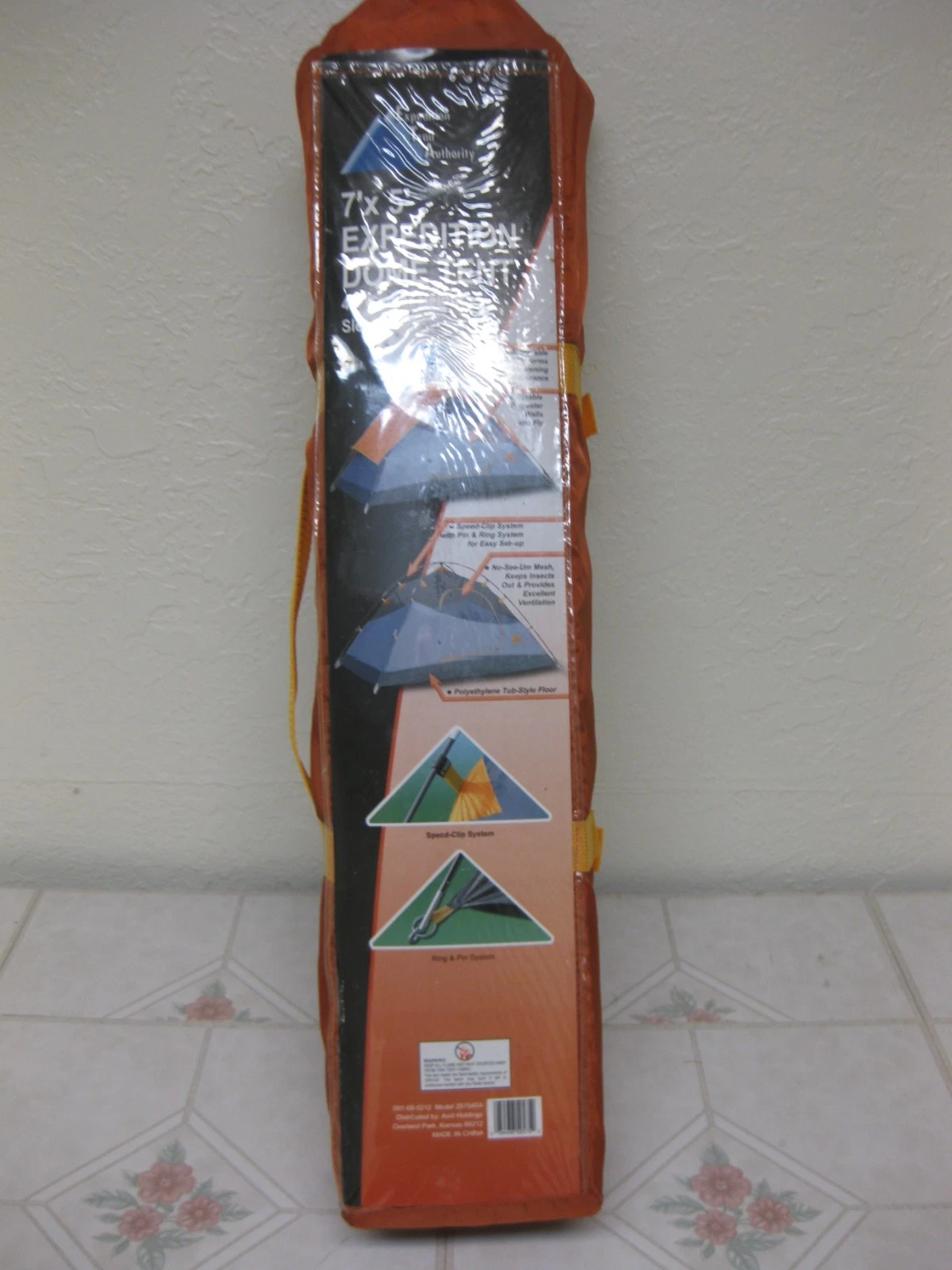 Expedition Trail Authority Expedition Dome Tent 7' x 5' 48" Sleeps Two NOS