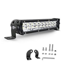 7 Inch Dual Row Led Light Bar Pods - 60W Slim LED Spot Flood Combo Off Road