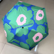Marimekko Flower Umbrella Handle Folding Umbrella Lightweight Portable Sunshade