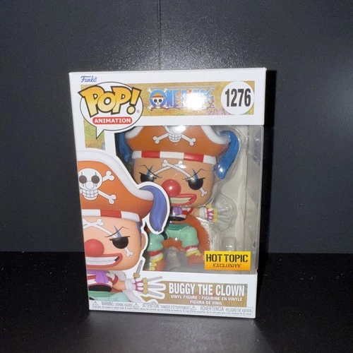 Funko Pop! Buggy The Clown- One Piece - Hot Topic (HT) (Exclusive) w/ Protector