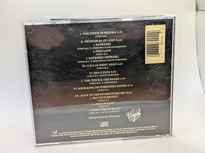 Mcmxc A.D. by Enigma (1990) [CD] VG+ 	Downtempo, Ambient 	Virgin   V2 0777 7 ...