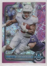 2021 Bowman U Chrome Prospects Fuchsia Mini-Diamond Refractor Bijan Robinson u6m
