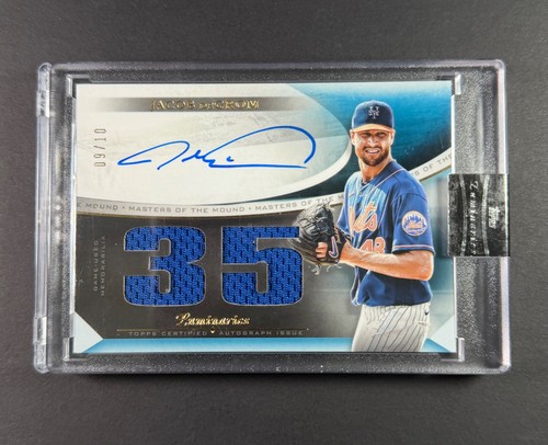  Jacob deGrom 2021 Luminaries Masters of Mound Patch Auto /10