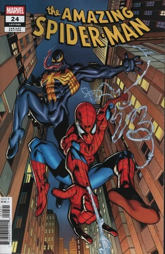 AMAZING SPIDER-MAN #24 MIKE HAWTHORNE VARIANT [DS] VF/NM MARVEL HOHC 2026