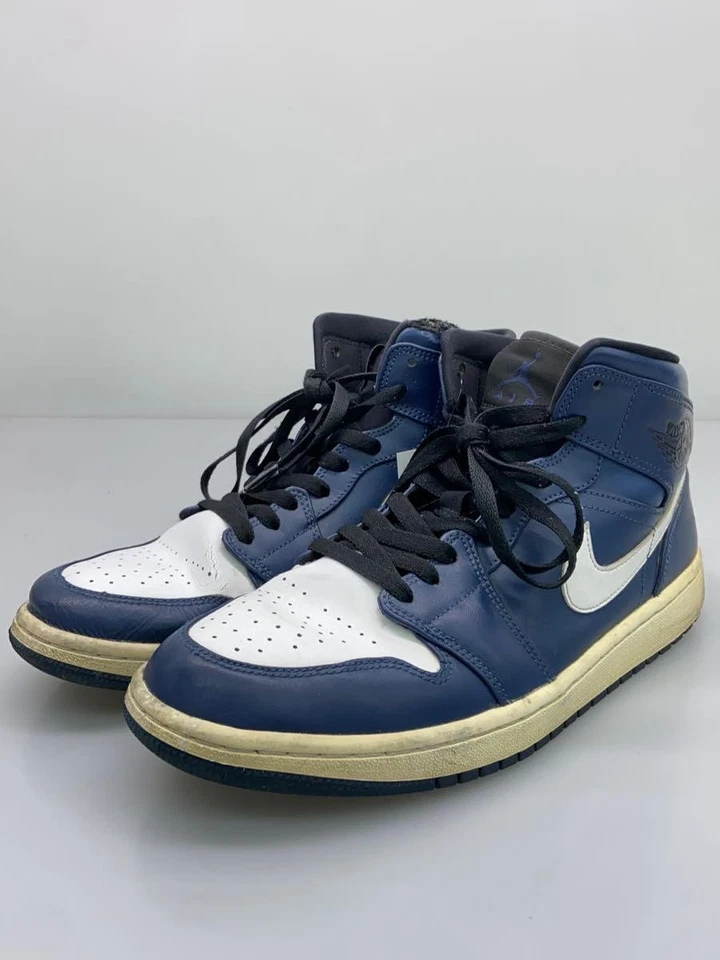 Nike Air Jordan 1 Mid Navy 554724 401 27,5 cm Nvy K7b89 Foto 2 de 4