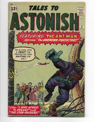 Tales To Astonish 37 1962 Marvel Comics VG+ 4.5 4th App Ant-Man