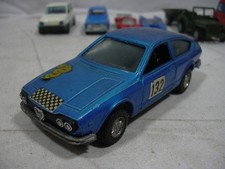 MERCURY 1/43 DIE-CAST METAL N° 308 ALFA ROMEO ALFETTA BLU RALLY 2 APERTURE