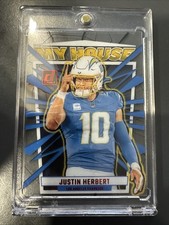 2023 Donruss Clearly Justin Herbert My House Chargers Red /100