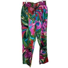 FARM Rio Jardin de Reve pants, NWT, resort, statement, tropical, bold, artsy