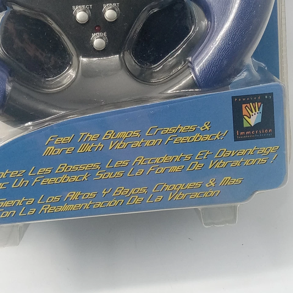 PlayStation 2 Pro Mini 2 Racing Wheel PS2 Intec NIP Brand New Sealed - Image 3 of 4