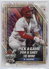 2023 Topps Series 1 Home Run Challenge Code Card Bryce Harper #HRC-11 04br