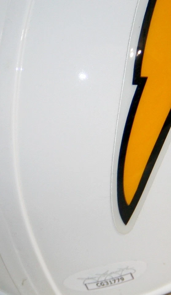 Lance Alworth Autographed San Diego Chargers Football Mini Helmet JSA - Image 4 of 4