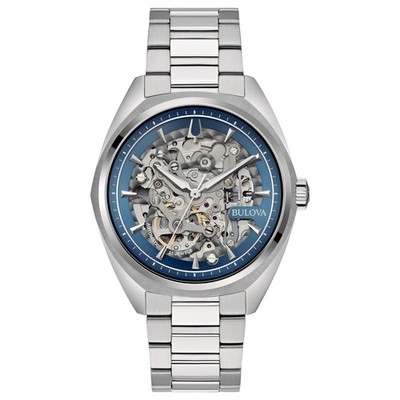SALE Uhr BULOVA Surveyor Automatic Skeleton 96A292 Blue