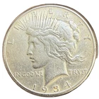 1934-S- Silver Peace Dollar.  KEY DATE!  High Grade!