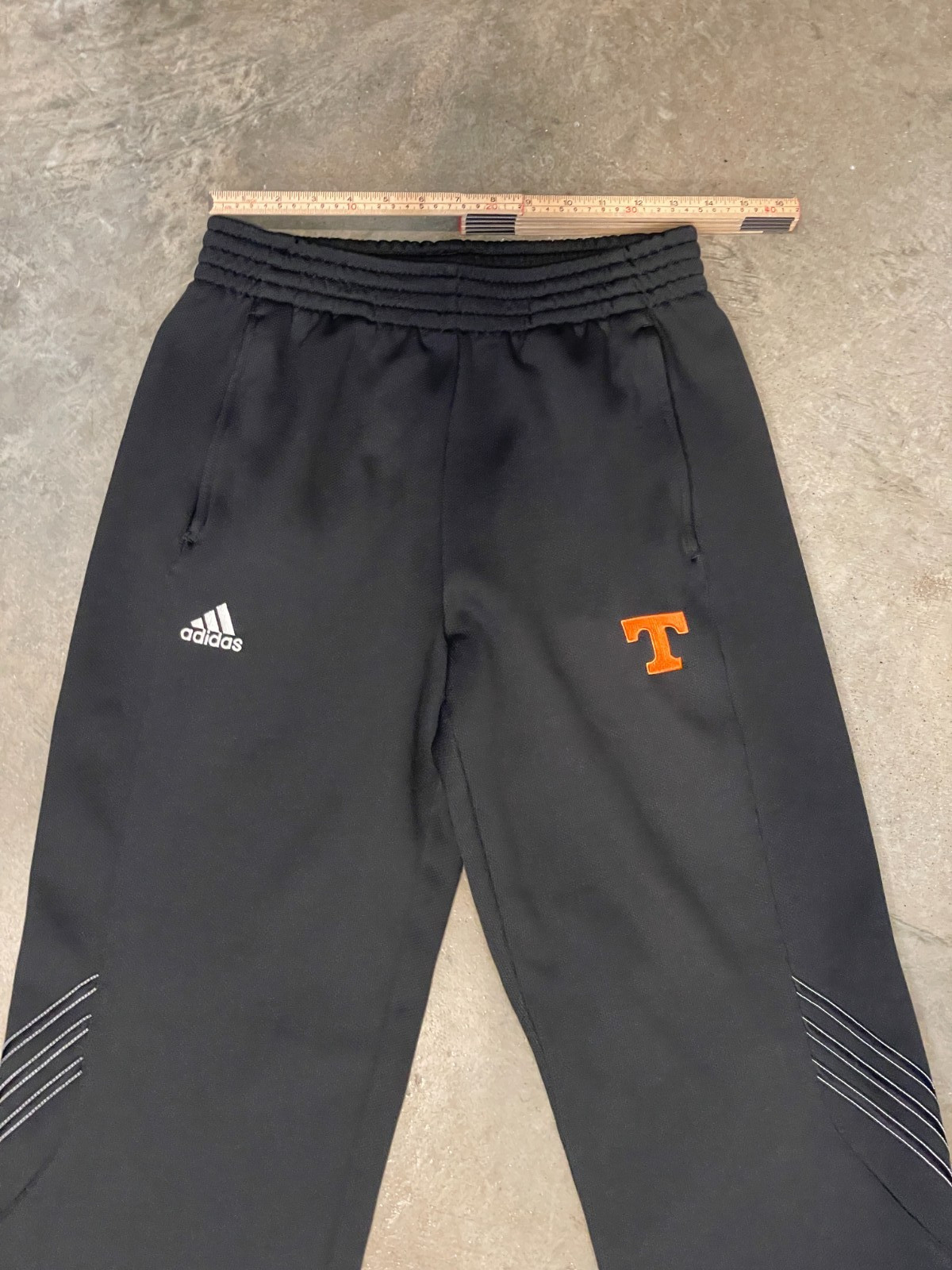 Tennessee Vols Adidas ClimaWarm Sweatpants Mens S Black Fleece Lined Zip Leg thumbnail 7
