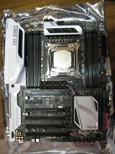 Asus X99 Deluxe motherboard with various CPU's & 1 RAM kit (2x32GB)