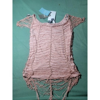 MEXX size S with embellishments semi-sheer top