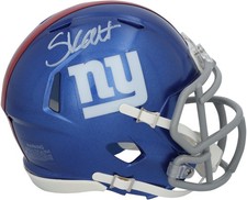 Cam Skattebo New York Giants Autographed Riddell Speed Mini Helmet
