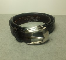 Vintage Wrangler 20X Leather Belt W/ Conchos