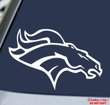 DENVER BRONCOS VINYL DECAL STICKER CAR REAR WINDOW BUMPER FOOTBALL NFL TEAM LOGO