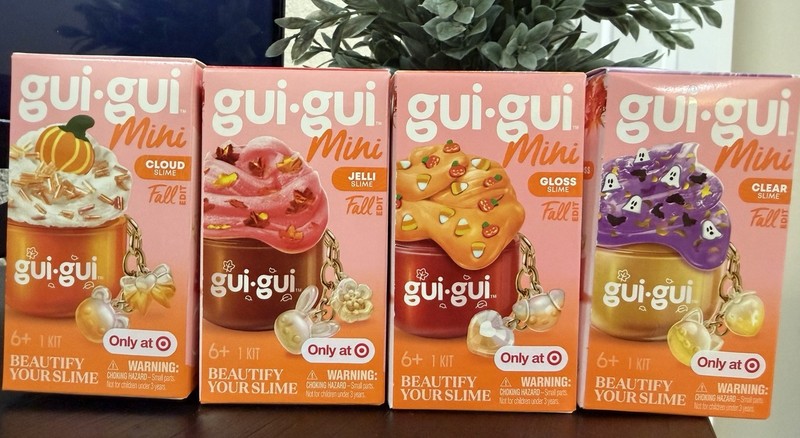 gui·gui Mini Fall Edition Slime Craft Kit Set - All 4 👻🦇🎃🍁
