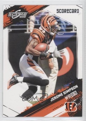 2009 Score Scorecard 53/299 Jerome Simpson #61 xm0