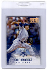 Kyle Hendricks 2017 Panini Diamond Kings SP Artist's Proof Gold /99  #117