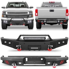 Front Or Rear Bumper With Winch Plate For 2014-2015 Chevy Silverado 1500 Offroad