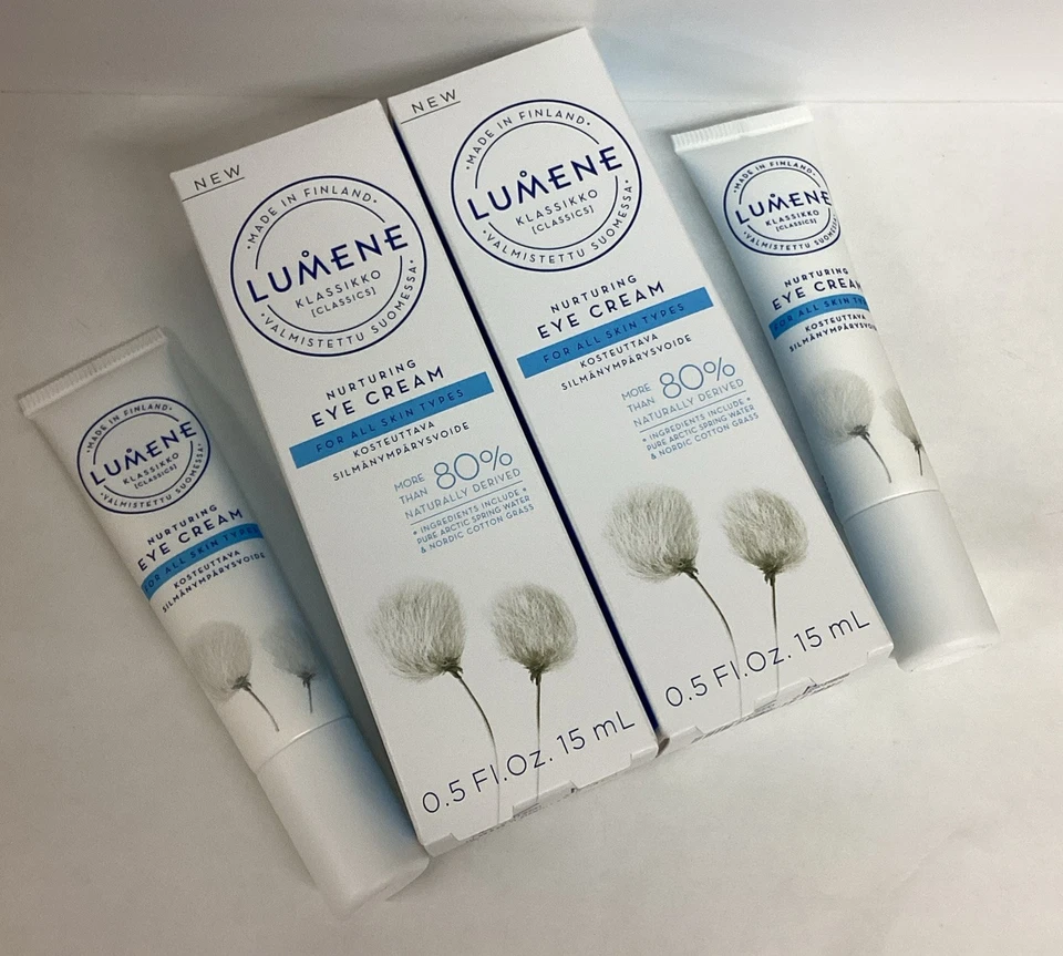 LOTE DE 2 cremas nutritivas para ojos Lumene Classic 0,5 oz como en la foto, nuevas Foto 2 de 4