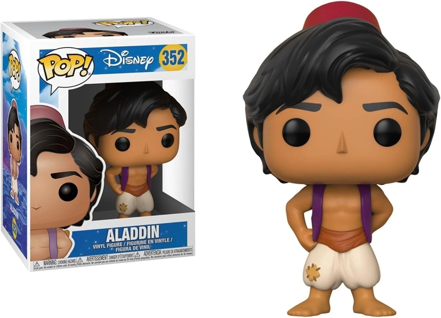 Funko Pop! Disney: Aladdin - Aladdin Vinyl Figure #352 #23044