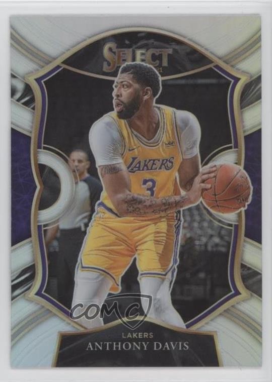 2020-21 Panini Select Concourse Silver Prizm Anthony Davis #45 1b33