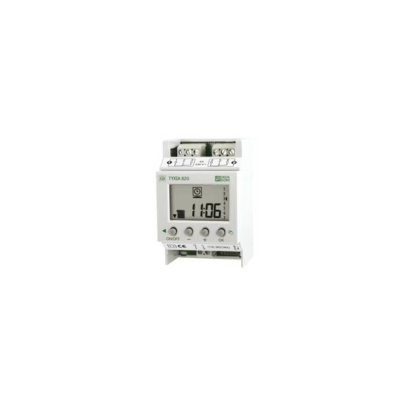 Horloge programmable Tyxia 820 Delta Dore pour éclairage de jardin