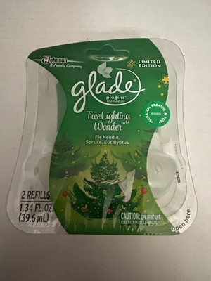 Glade PlugIns Scented Oil Refills Tree Lighting Wonder Limited Edition 2016 NEW