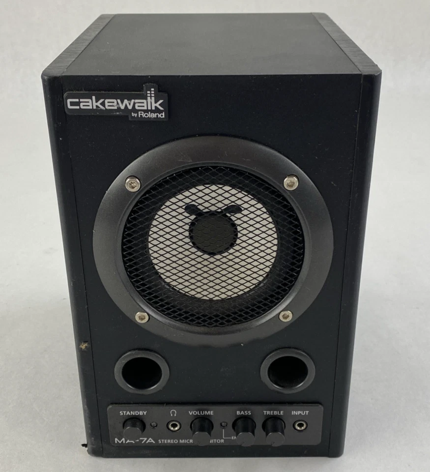 Cakewalk by Roland MA-7A Stereo Micro Monitor Speakers Untested - Image 4 of 4