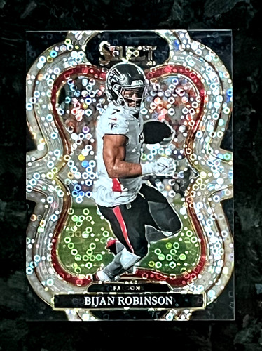 2025 Panini Select Bijan Robinson No Huddle Disco Prizm Falcons #346 Suite Level