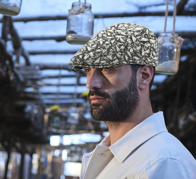 Womens Leopard Print Beret Hat Retro Newsboy Ivy Cap Cabbie  display picture 3