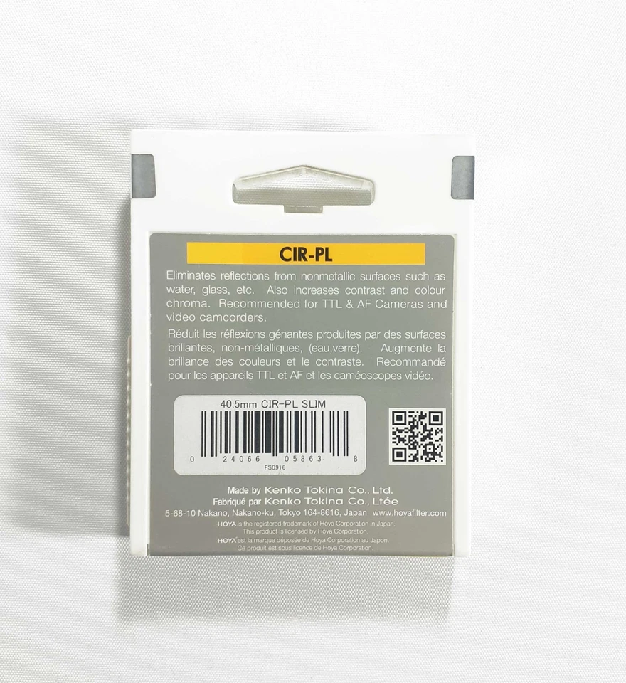 Photography Camera Filter Lens Circular Polarising Hoya 40.5mm GIFT50 AT FI03 - Image 3 of 3