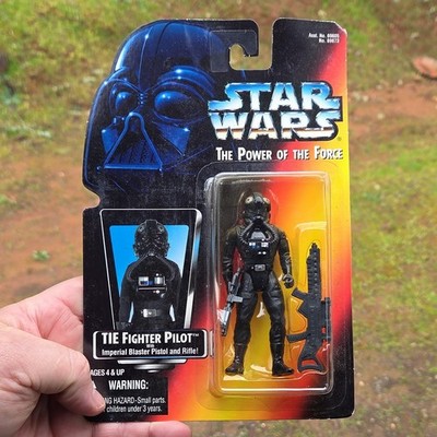 Kenner Star Wars Power of the Force TIE Fighter Pilot Action Figure 1995