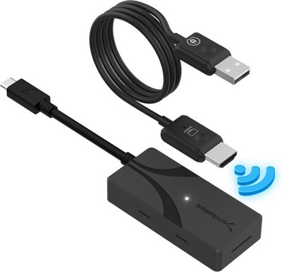 SABRENT Wireless HDMI USB C Screen Mirroring Kit 1080p 60Hz