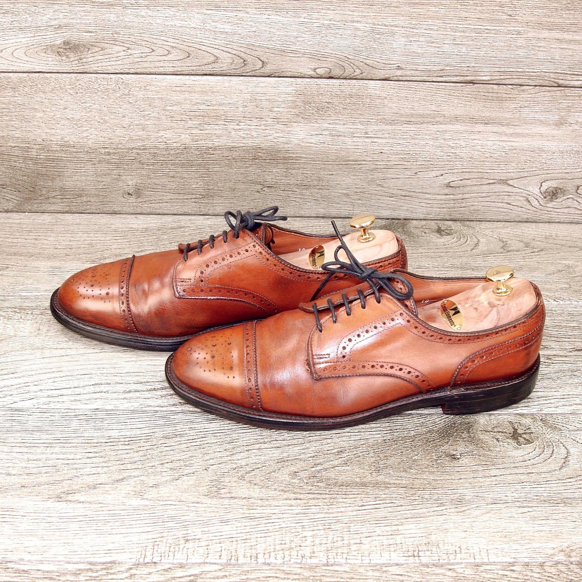 Allen Edmonds LEXINGTON Blucher 10 D Chestnut * with new  display picture 3
