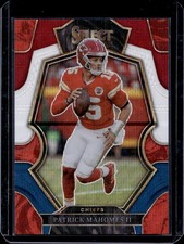 2022 Panini Select Patrick Mahomes II Tri Color Prizm Premier Level #148 Chiefs