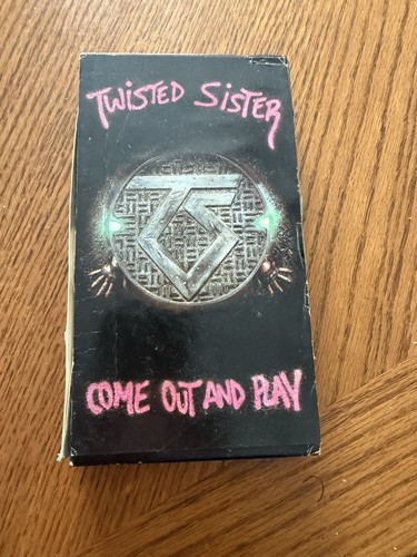 Twisted Sister VHS Come Out And Play Video Vintage Metal 1985